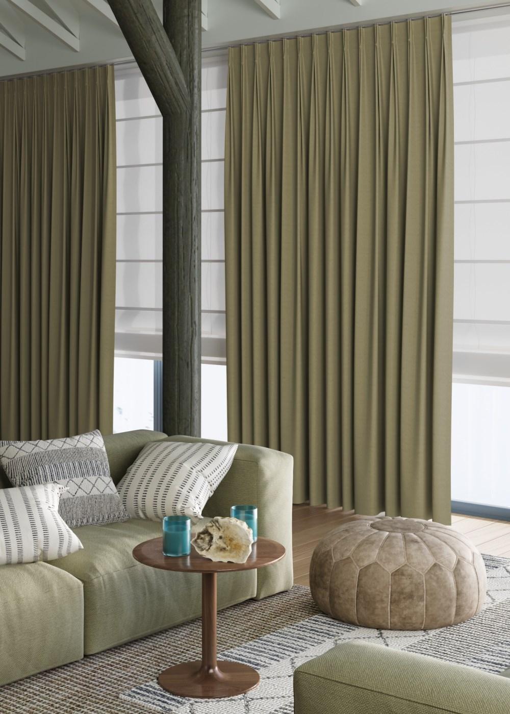 Custom made acoustic curtains A House of Happiness